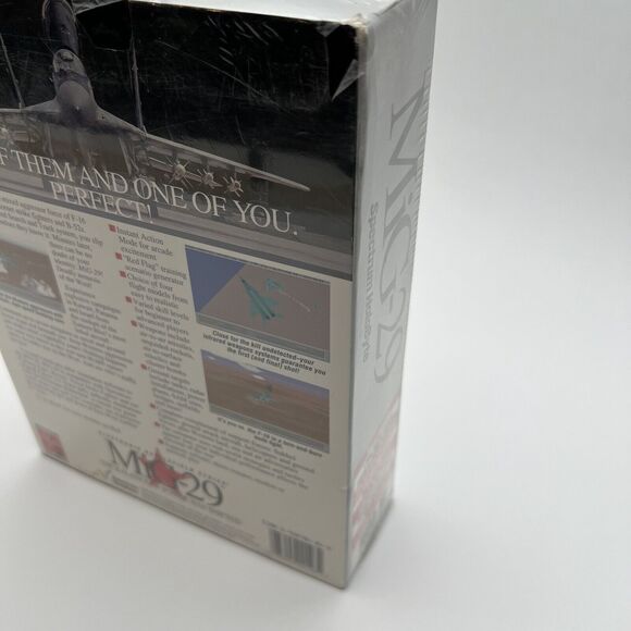 VINTAGE 1993 MiG-29 Spectrum Holobyte Computer Wargame PC Game Sealed New - Picture 8 of 15